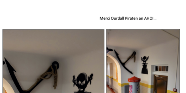 Erennerungen D’Pirateschëff ass scho längst an de Sonnenënnergang...