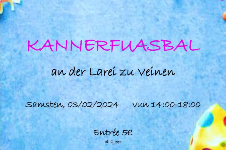FlyerKannerfuasbal Kannerfuasbal
