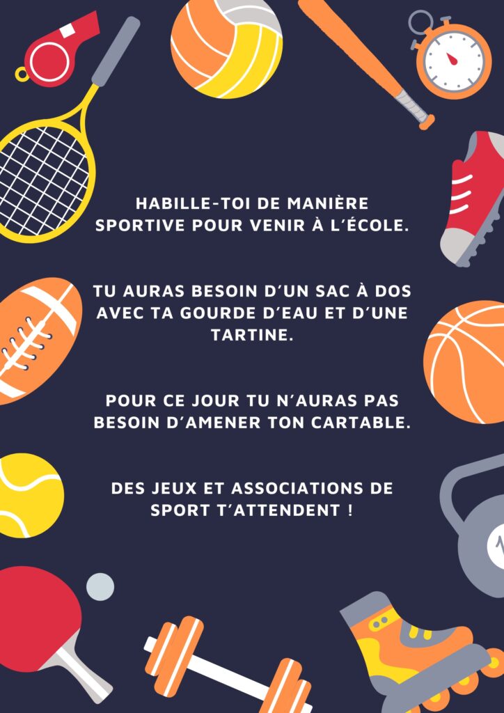 Flyer Journee du sport 2024